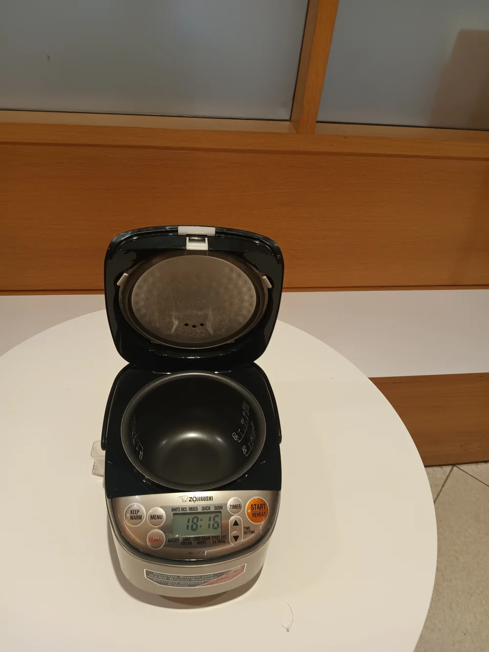 Electric Rice Cooker & Warmer - Stainless Silver